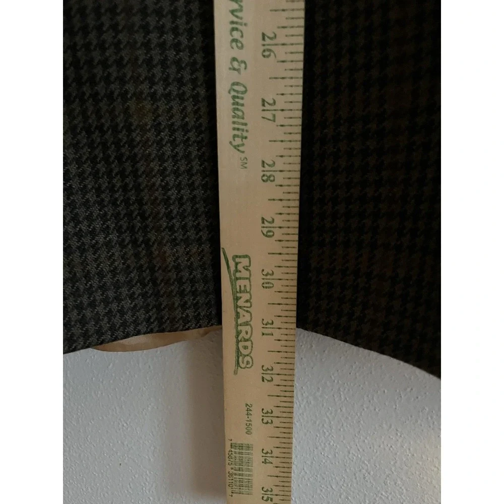 Chaps Ralph Lauren Blazer Mens 44 Brown Wool Check Sport Coat Lined Made Canada